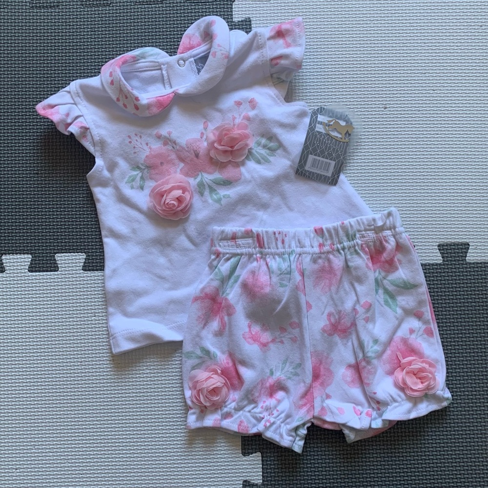 Rock a bye Baby Summer outfit 6-12M